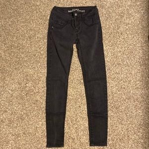 black wallflower skinny jeans size 1